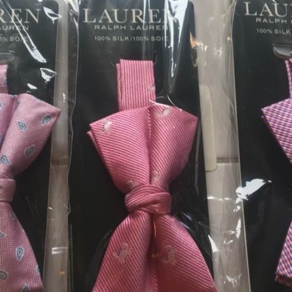 BRAND NEW boys Ralph Lauren 100% silk ties (crab design) - Picture 2 of 3